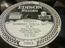 78rpm EDISON 52093 *Vaughn De Leath* 