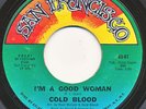 COLD BLOOD on San Francisco —I'M A GOOD WOMAN— northern soul 45 | LISTEN