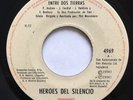 Heroes Del Silencio- Entre Dos Tierras / Hechizo Rare Guatemala 45