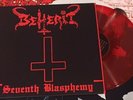 BEHERIT SEVENTH BLASPHEMY (DEMO) CLEAR RED VINYL LP + BIG POSTER archgoat sarcof