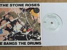 THE STONE ROSES - SHE BANGS THE DRUM + POSTCARD - 1989 - EXCELLENT