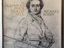 PAGANINI 24 Caprices pour violon MICHAEL RABIN French Capitol SPBR 8477 STEREO