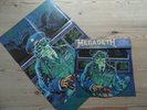 MEGADETH - HOLY WARS-45rpm PICTURE DISC-CAPITOL-POSTER-VG VINYL 12ins EP 1990