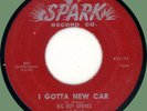 BIG BOY GROVES I Gotta New Car / Midnight Special 45rpm Spark 1955 R&B novelty