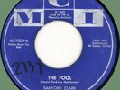 SANFORD CLARK The Fool / Lonesome for a Letter 45rpm MCI 1956 Arizona rockabilly