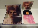 David Bowie Space Oddity LP 1972 RCA ORANGE DYNAFLEX w/ POSTER & LYRICS  Ziggy