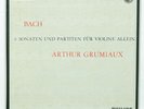 GRUMIAUX - BACH sonatas & partitas for violin PHILIPS hi-fi stereo 3xLPs box