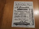 ORIG RARE FLYER FUNKY 4 PLUS 1 - K CONNECTION-MEAN GENE - SERIOUS 5 M.C.'S.1980