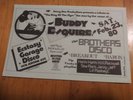 ORIG HIP HOP FLYER BUDDY ESQUIRE - BROTHERS DISCO-DJ.BARON-DJ.BREAKOUT-FUNKY 4+1