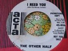 Frantic Garage Psych Destroyer 45 Other Half I Need You / No Doubt Promo HEAR