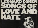 Leonard Cohen Songs Of Love And Hate - 1st UK vinyl LP album record 69004 CBS