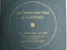 rare 3 LPs RISTENPART, Marie-Claire ALAIN / Haendel Concertos.. / DF 204-5-6 NM