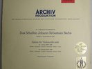 LP Pierre FOURNIER / Bach cello solo suites.. / Archiv 198186 red stereo