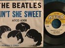 BEATLES AINT SHE SWEET/ NOBODYS CHILD ORG 1964 ATCO PICTURE SLEEVE NO SPLITS SVG