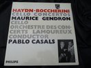GENDRON/CASALS HAYDN-BOCCHERINI CELLO CONCERTO'S LP PHILIPS SABL 188