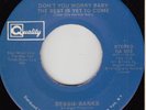 70s R&B Disco Soul BESSIE BANKS don't you worry baby Rare 1976 US 7