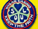 WIGAN CASINO ORIGINAL NORTHERN SOUL PATCH BADGE * KEEP THE FAITH ??