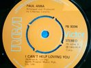 Paul Anka - When We Get There / I Can't Help Loving You - Northern Soul 45