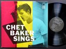 CHET BAKER Sings LP WORLD PACIFIC PJ-1222 US 1956 DG MONO Russ Freeman CLEAN
