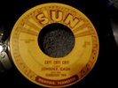 Johnny Cash Hey Porter 45 Cry Cry Cry Push Marks Sun 221 VG RARE