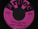 SAMMY JACKSON: Playin' The Field 45 (Rockabilly burner, clean VG, sm lbl tears,