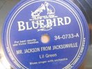 LIL GREEN 78 RPM RECORD ON BLUEBIRD 