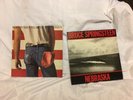 BRUCE SPRINGSTEEN...Nebraska and Born in the U.S.A....LP's