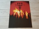 WATAIN KUNSTDRUCK / POSTER Ltd 87/100 SIGNIERT  - IMMORTAL MAYHEM MARDUK EMPEROR