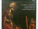 PHILIPPE HERREWEGHE - JS BACH motets HARMONIA MUNDI 2xLPs box EX++