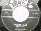 MASTERTONES JD SCOTT r&r r&b Band Box FANNIE MAE pt.2 CRAZY LITTLE OLE FEELIN Dz