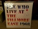 THE WHO LIVE AT THE FILLMORE EAST 1968 2-LP VINYL