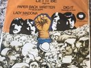 THE BEATLES - LET IT BE EP  1972 APPLE EPEM-10600 VERY RARE MEXICAN P/S EP