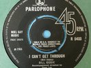 BILL ODDIE  I CAN'T GET THROUGH  UK PARLOPHONE  R 5433  45  *RARELY FOR SALE*