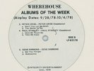 KISS solo album and MICHAEL JACKSON in-store promo LP.  ULTRA-RARE