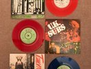 3x UK Subs 7” C.I.D / Live In A Car / B.I.C Rare Red Record Bundle Punk FREE P&P