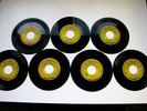 7 ORIGINAL SUN 45 ROCKABILLY RECORDS - JOHNNY CASH CARL PERKINS JERRY LEE LEWIS