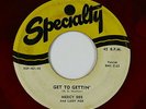 R&B Jump Blues 45 - Mercy Dee & Lady Fox - Get To Gettin' - Specialty - red wax