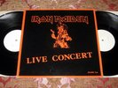 IRON MAIDEN Live Concert 1981 MILANO ITALY 2x VINYL LP LIMITED RARE ORANGE COVER