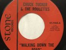 Original Rockabilly Chuck Tucker & The Roulettes Walking Down The Road Hard Find