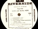ELMO HOPE Hope-Full LP RIVERSIDE RLP 408 original 1st press WLP dg mono 