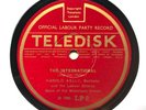 1930s ’THE INTERNATIONAL’ ON ‘OFFICIAL LABOUR PARTY’ TELEDISK 78 - MEGA RARITY