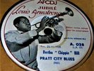 PICTURE LABEL LOUIS ARMSTRONG BERTHA 