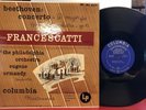 BEETHOVEN VIOLIN CONCERTO IN D FRANCESCATTI ORMANDY COLUMBIA ML-4371 BLUE LBL