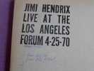 JIMI HENDRIX LIVE  AT LOS ANGELES FORUM, 4-25-1970,  RUBBER DUBBER  2 LP