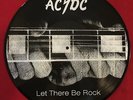 AC/DC  (2) PICTURE DISC LP RECORDS - LET THERE BE ROCK PROMO & IF YOU WANT BLOOD