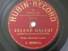 Czech Polka Zizkovska Kapela Zélene Haluzi 78 RPM Rubin-Record