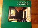 Nick Drake Five Leaves Left island 9105 pink block original U.K. 1st press NM-