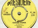 THE RENEGADES**THIRTEEN WOMEN**MOD**BEAT**DANCER**LISTEN TO IT