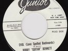 BOBBY GUITAR BENNETT Evol Love Spelled Backwards RARE demo 45 northern soul HEAR