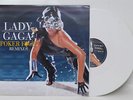 DISQUE BLANC  VINYL 33T LADY GAGA POKER FACE THE REMIXES EO USA 2009